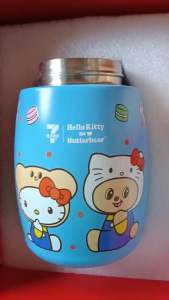 ชุดกระบอกน้ำสเตนเลส All Cafe เฮลโล คิต ตี้xน้องเนย รุ่นฝาครอบ 2 ชิ้น 22 oz. Hello Kitty x Butterbear พร้อมส่ง