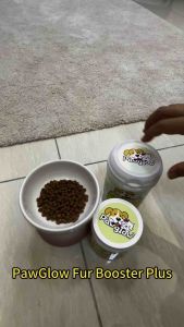 PAWGLOW Pet PREMIUM FUR BOOSTER PLUS powder Dog Cat Skin and coat Fur supplement