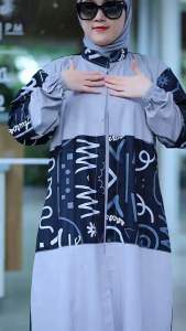 Set abaya dress auter by aurora hijab