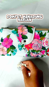 Dompet Menabung Harian Bulanan Motif Bunga Pink Dompet  Disiplin Keuangan Motif Kombinasi Polos Banyak Ruang Resleting Multifungsi Wanita