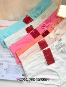 ❣️【Ready Stock】 Women Thailand Cotton Cute Mid Waist Antibacterial Underwear Panty Seluar Dalam Wanita 内裤女(One Piece)