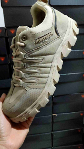 sepatu safety pria suede lava sepatu ujung besi kerja lapangan