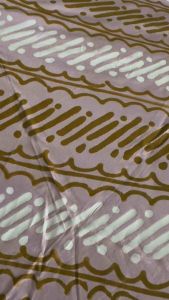 Batik Flower Pattern Umbrella with UV Protection in Pink Colour