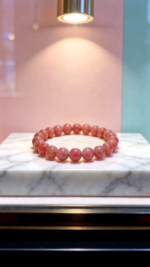 rhodonite crystal bracelets