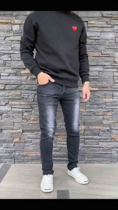 TPPJEANS Skinny BlackXRock Denim กางเกงยีนส์สกินนี่ชาย ทรงเดฟยืด สีดำฟอก ผ้ายืด ใส่สบาย เป้ากระดุม Size 28-36 รับชำระปลายทาง