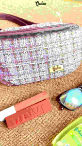 waistbag Nadeleine by gabia rajut mix chocoly anti air