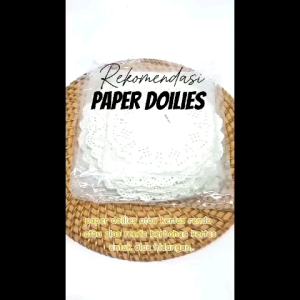 (50pcs) Doilies White Paper / Alas Paper Multifungsi