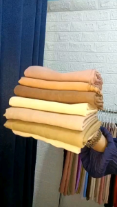 paket hemat 6 pcs kerudung segi empat paris jadul dua sisi varisa banyak varian warna