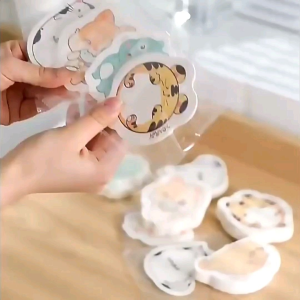 Compressed Dishwashing Sponge Wood Pulp Magic Compress Kitchen Sponge Cleaning Supplies Span Basuh Pinggan mangkuk Non-scratch