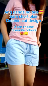 NEW SARA SHORTS PLAIN DOLPHIN GARTERIZE REGULAR SIZE