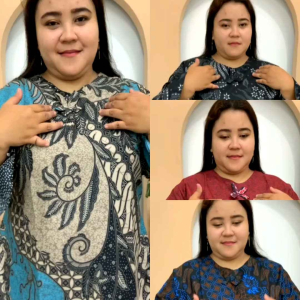 ATASAN BATIK WANITA JUMBO XXXL 4XL 5XL 6XL BLUZ WANITA JUMBO TERBARU 2022