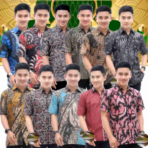 Kemeja Batik Lengan Pendek terbaru 2022 M L XL XXL Baju Batik Kantor Seragm
