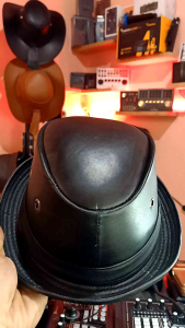 TOPI TOMPI KULIT sapi /Topi Cowo Fedora
