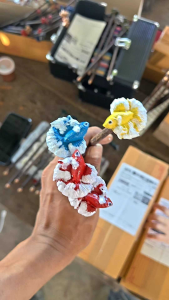 ไม้ล่อปลากัดรูปแบบปลากัดฮาฟมูน