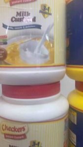 Checkers Custard Vanilla  powder vanilla flavour