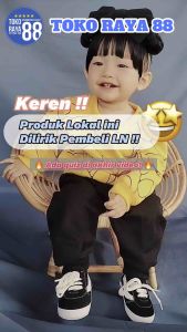 [SJK-RF20] TOKO RAYA 88 Setelan Sweater Fleece Anak 1 - 2 Tahun Jaket Bayi RED FOREST Beruang Seamless Outfit Hangat Lengan Panjang Balita Laki-Laki Perempuan Motif Cewek Cowok Anti Dingin untuk Musim Hujan Termurah Terlaris Original Lembut Adem