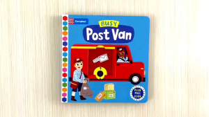 Campbell Busy Post Van Push Pull Slide Board Book