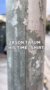 Gameball JASON TATUM "HIS TIME" Baller T-shirt with Oversize Fit for Men