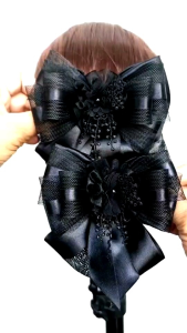 G&Pเน็ต​ติดผม​ #เน็ต​ติดผม​รุ่นAB/No.12 #เน็ต​ติดผม​แฮนด์เมด#​เน็ต​ติดผม​ข้าราชการ​#เน็ต​ติดผม​พยาบาล​#โบว์​ติดผม#​กิ๊บ​ติดผม​