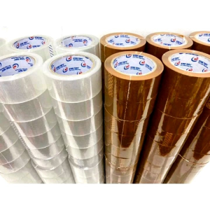 (HARGA GROSIR) Lakban 2" Inch Cokelat Bening 90Yard 100Yard Murah Kwalitas Nachi