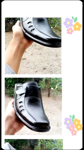 SEPATU SANDAL SLOP KULIT SAPI PRIA HALAL
