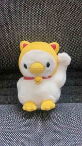 Cosplay mèo may mắn nhồi bông 15cm