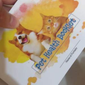 Pet Booklet D2 ( Hard Cover ) ( High Quality )