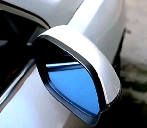 2pcs Rearview Side Mirror Rain Visor Cover Smoke Guard Sunshade Rainproof Cover