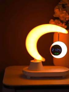 D050 Đèn ngủ báo thức sạc điện thoai loa bluetooth decor bàn học phòng ngủ bàn máy tính