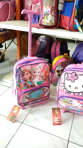 Tas Troli Anak 3 in 1 Rangsel Jinjing Tarik PAUD/TK Tas Sekolah