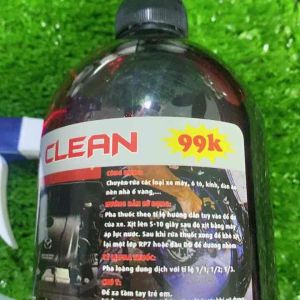 (Tặng vòi xịt) Dung dịch tẩy rửa lốc máy đầu bò gầm máy không chạm super clean