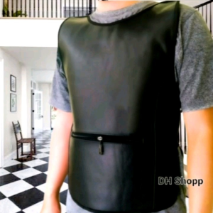 PROMO - Rompi Motor Anti Angin Kulit Sapi Depan Saja