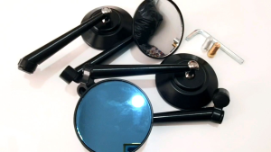 Kaca Spion Bulat Besi Variasi Motor Beat/Scoopy/Genio/Vario/PCX/Spacy/Beat Street/Beat New Deluxe