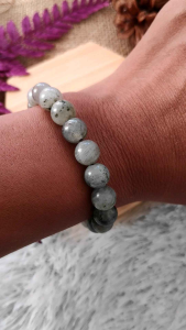 Gelang Batu Alam 8mm Batu Labradorite • Natural Gemstone Import • Gelang Tali Serut