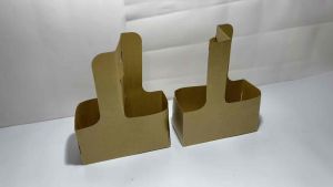 Drakes Packaging Kraft Cup Carrier For Drinks & Coffee 2-cup Sold per 10pcs Ideal for Hot Beverages