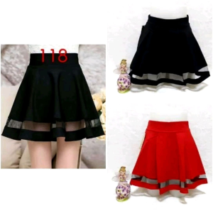 Gs Rok celana 118 hitam only rok mini impor polyester fashionable