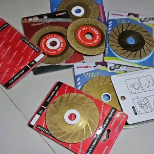 DIAMOND GRINDING WHEEL POLISHING AND CUTTING FOR GLASS AND STONE MATA DIAMOND mata gerinda poles kaca Alat potong kaca poles kaca granit keramik type turbo DIAMOND 4 Inch