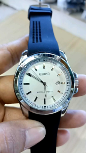 Jam Tangan Tali RUBBER Wateresis TGL AkTiF Pria Diameter 44 mm Free Baterai Cadangan