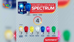 Lampu Bohlam LED Warna Warni LUMMENT