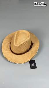 Mũ Cao Bồi Cói Dệt Kim Cao Cấp Nón Cowboy Cói Phong Cách Châu Âu Cho Nam Nữ MP098