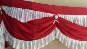 BACKGROUND PITA BUNGA SICANTIK 5gel 4m DAN 10gel 8m BAHAN ABUTAI BERKUALITAS PREMIUM