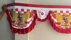 BACKGROUND GARUDA CATUR 5gel 4m DAN 10gel 8m BAHAN ABUTAI BERKUALITAS PREMIUM