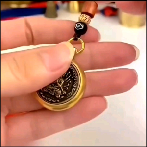 🇲🇾黄铜招财守护神钥匙扣 十二生肖 八大守护神本命佛 手编绳 钥匙扣汽车包包挂件 Lucky Fortune Zodiac Keychain