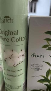 [TẶNG Bông Tẩy Trang ELANOR nhập EU] khi mua Nước Tẩy Trang BORI TRÀ XANH