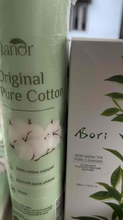 [TẶNG Bông Tẩy Trang ELANOR nhập EU] khi mua Nước Tẩy Trang BORI TRÀ XANH