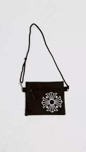 Slingbag pria tas selempang pria Flwrs black Free sticker