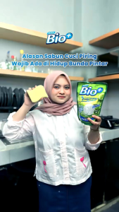 Paket isi 10 - Bio+ sabun cuci piring ekonomi 50ml