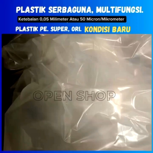 1 ROll 100m x 3m. Plastik PE. GreenHouse Pertanian Sungkup Tanaman HidroponikAtapBudidaya Ternak | Peternak | Bangunan Proyek Cor | Renovasi rumah