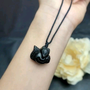 Hồ ly thạch anh đen - Phong Thủy TUDO