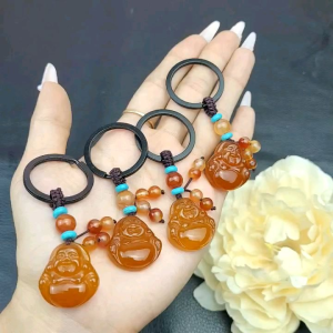 Móc khóa di lặc Agate bên em mới về lô mới vẫn ưng bụng như lô trc - Phong Thủy TUDO